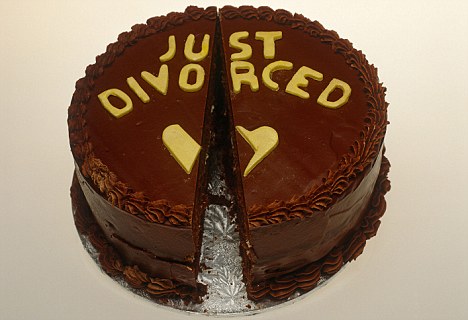 Chocolate cake Just divorced