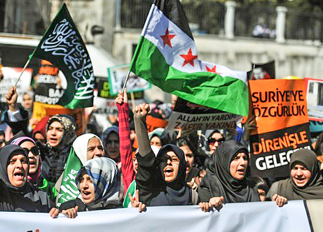 Syria women demonstration by FreedomHouse2 / Creative Commons