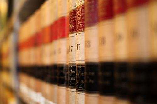 Law books by Mr. T in DC / Creative Commons