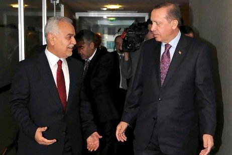 Iraq Vice President and Turkish PM / Source: thenational.ae