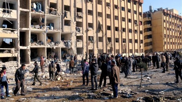 Report At Least 52 Killed in Syria University Blast