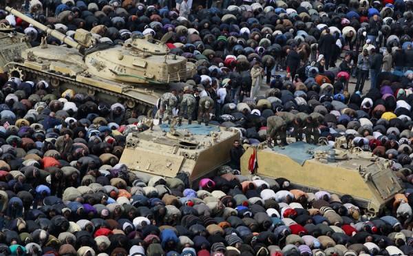 Egypt - Prayers in Tahrir Square