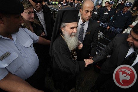 Jerusalem patriarch lays cornerstone of Rawabi church