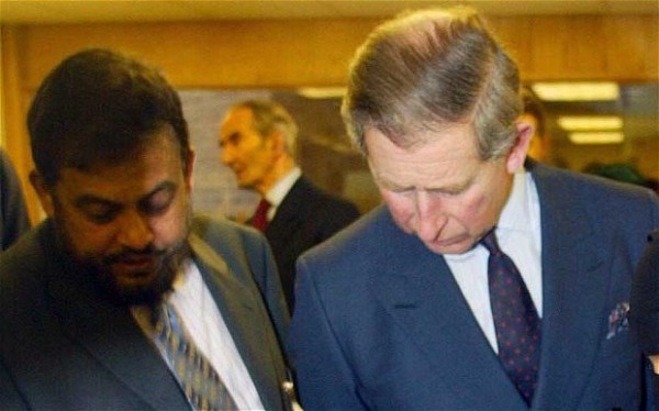 Chowdhury Mueen-Uddin with the Prince of Wales