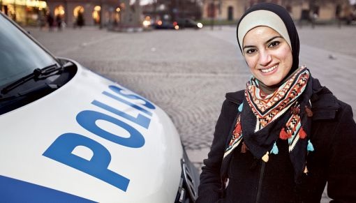 A stand for women in Sweden