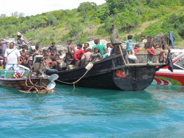 Dozens missing as boat carrying Muslim Rohingya sinks off Myanmar