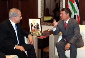 Netanyahu in rare meeting with King Abdullah II in Amman