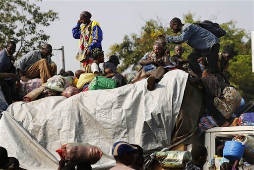 Muslims flee Central African Republic's capital
