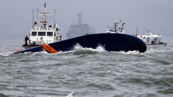 The salvage operation continues for the South Korean ferry