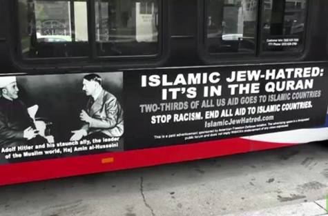 Anti-Islam bus ad angers Muslims, Christians and Jewish leaders