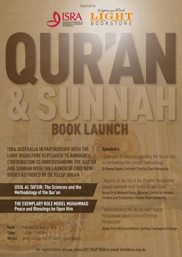 ISRA Qur an and Sunnah Book Launch 2014 WB-page-001