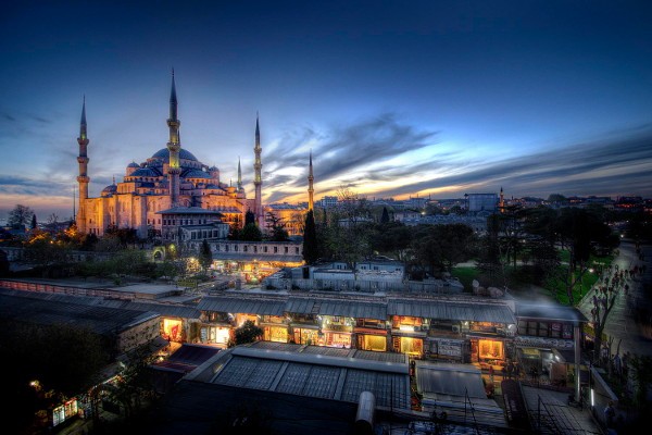 Blue Mosque at the Blue Hour