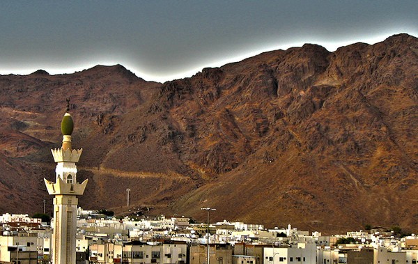 The blessed mount Uhud.