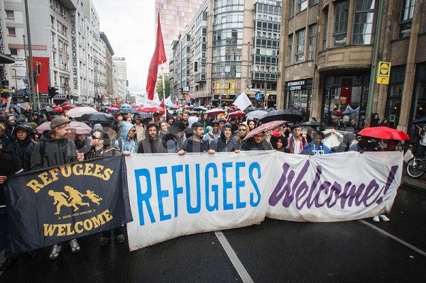 Germans rally to welcome refugees.