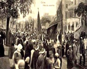 Mawlid celebrations in Cairo, Egypt in 1904